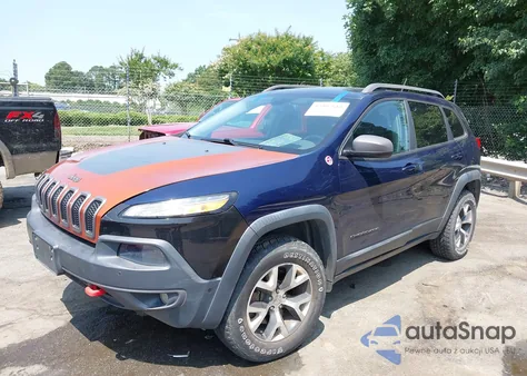 2014 Jeep Cherokee Trailhawk из США, поврежденный, VIN 1C4PJMBS4EW291673